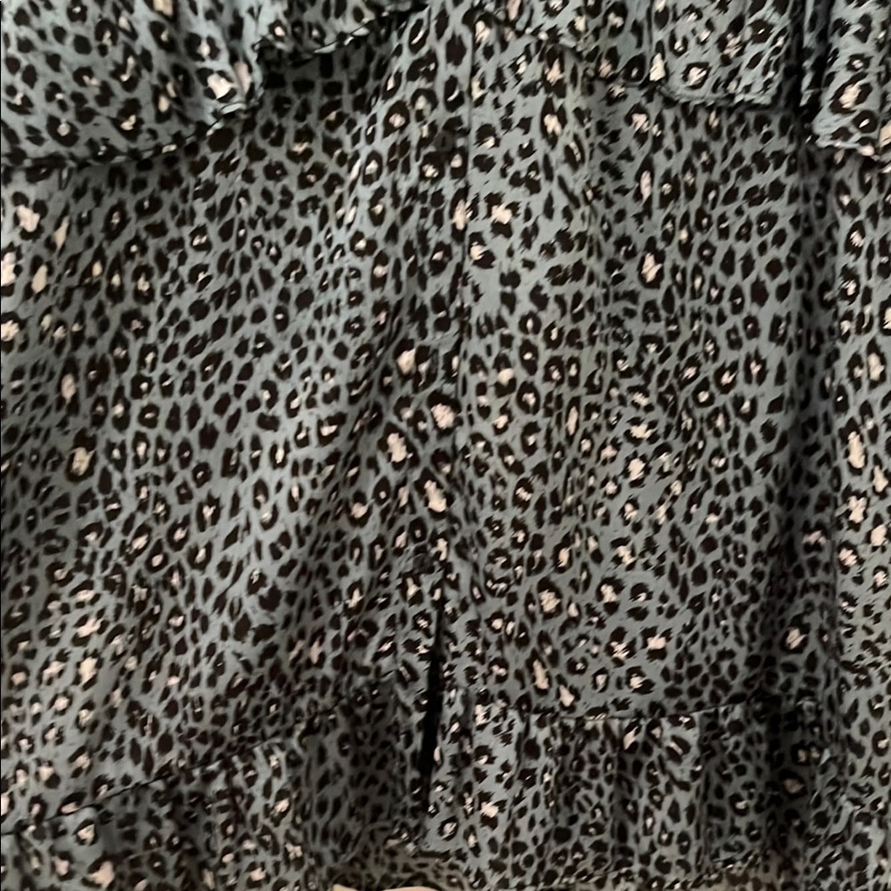 Leopard Print Ruffle Dress - Picture 5 of 6